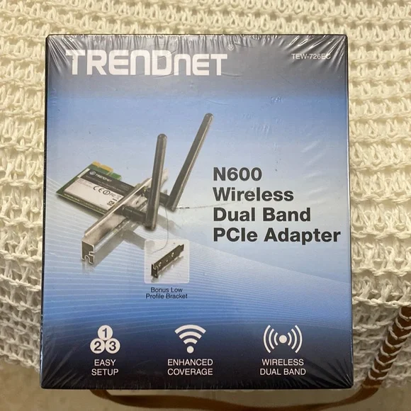 NEW SEALED N600 Wireless Dual Band PCIe Adapter - Picture 1 of 9